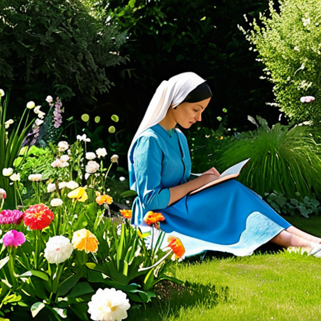 Reconstructing Identity**
"A woman, fully clothed in modest, comfortable attire, sitting in a sunlit garden, thoughtfully writing in a journal. She is surrounded by blooming flowers. Safe for work, appropriate content, perfect anatomy, natural proportions, professional, family-friendly, reflecting on her life story."
**